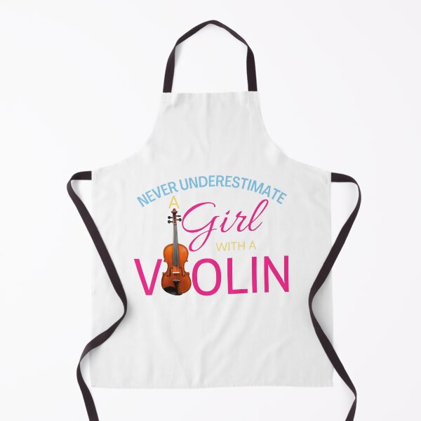 Item preview, Never Underestimate A Girl With A Violin designed and sold by Benchamart.