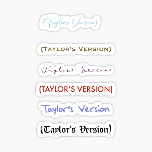 Taylor Swift Swiftie Sticker – PurpleAspen