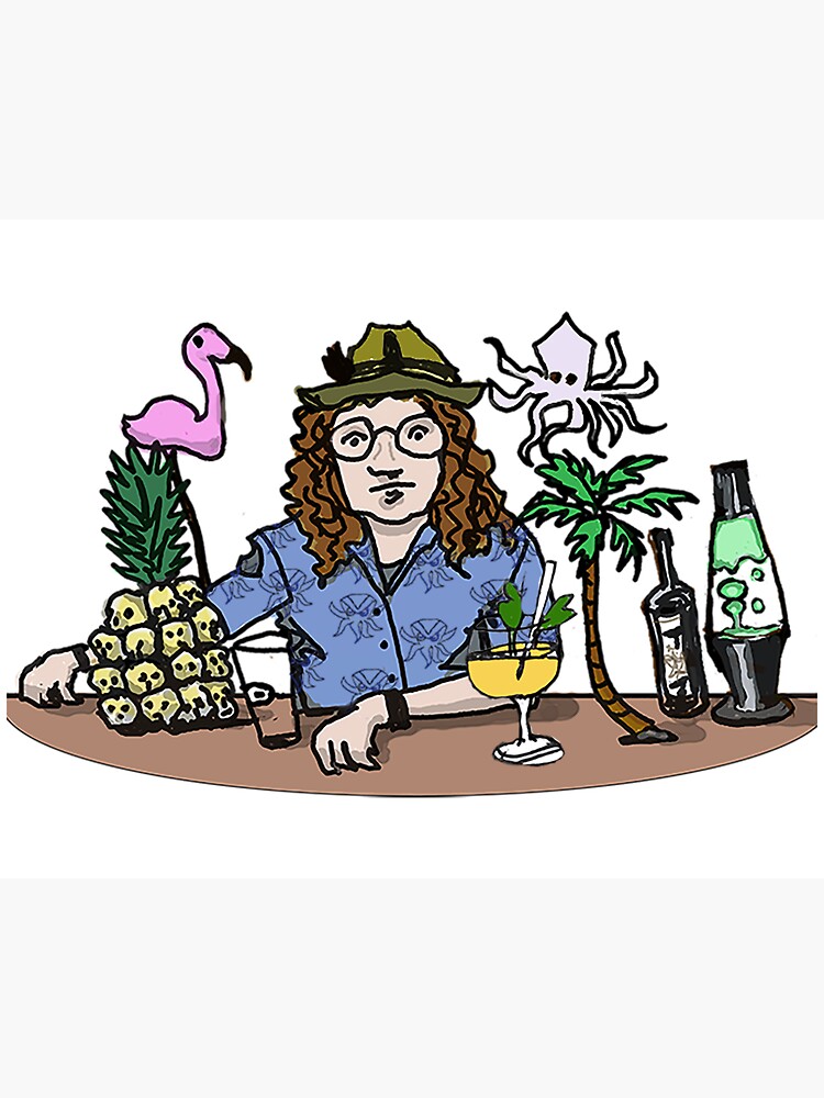 Thumbnail 3 of 3, Sticker, Lovecraft Cocktails designed and sold by Tensegrity.