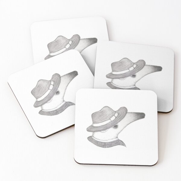 Item preview, anteater tamandua with a fedora hand drawn designed and sold by MiraNomegusta.