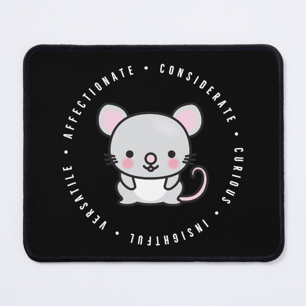 Item preview, cute chinese zodiac | rat | personality traits | affectionate, clever, considerate, insightful, versatile designed and sold by cocoCabot.
