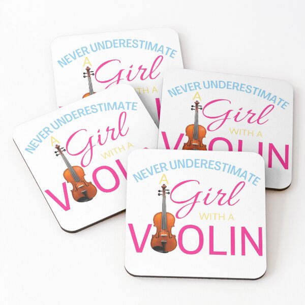 Item preview, Never Underestimate A Girl With A Violin designed and sold by Benchamart.