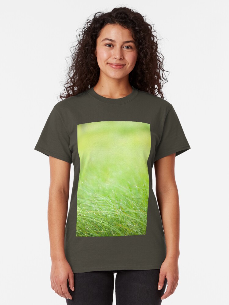 Alternate view of Wet grass Classic T-Shirt