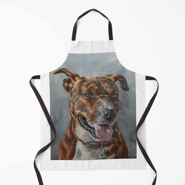 Item preview, Pit bull mix Dog Painting designed and sold by Jillian DeGrie.