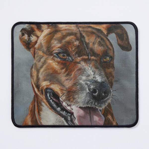 Item preview, Pit bull mix Dog Painting designed and sold by Jillian DeGrie.