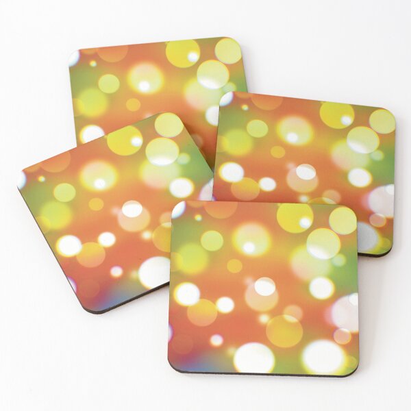 Item preview, Happy Orange, Green and Yellow Bubble Light Pattern designed and sold by BtheLight.