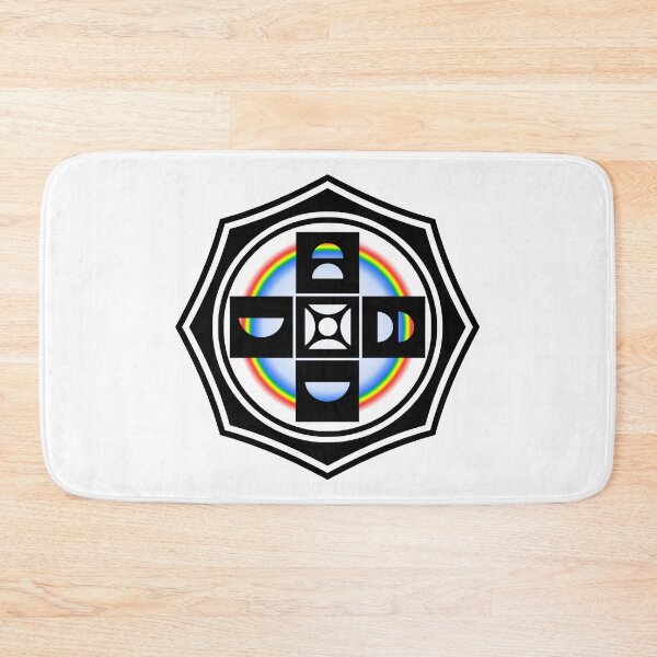 Item preview, Rainbow Celtic Shield Modern Art Inset  designed and sold by Joolsd.