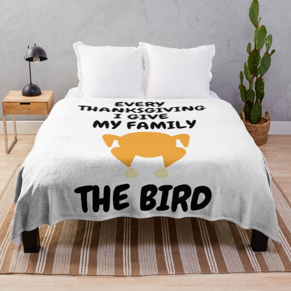 Item preview, Every Thanksgiving I Give My Family The Bird Simple Turkey Clipart designed and sold by LuckyKermit.