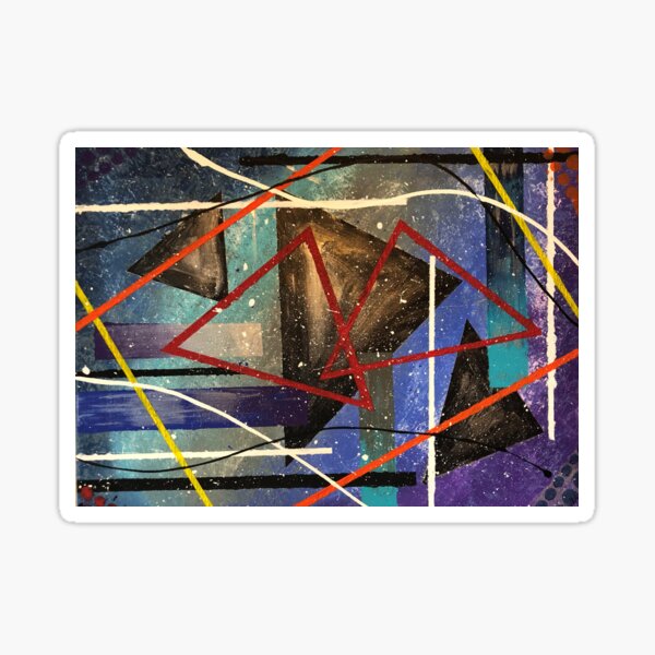 Shapes and Textures Sticker
