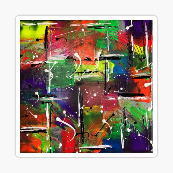 Neon Patches Sticker