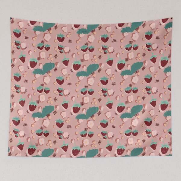 Item preview, Strawberry Field Pink B designed and sold by OneNineSix.