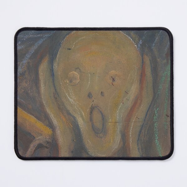 Item preview, Munch Scream Face Mask designed and sold by weavernap.