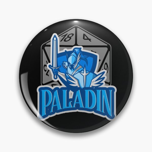 Item preview, Paladin AD&D Character Class Critical Hit d20 Polyhedral Dice Design designed and sold by Candlewood Museum & Gift Shoppe.