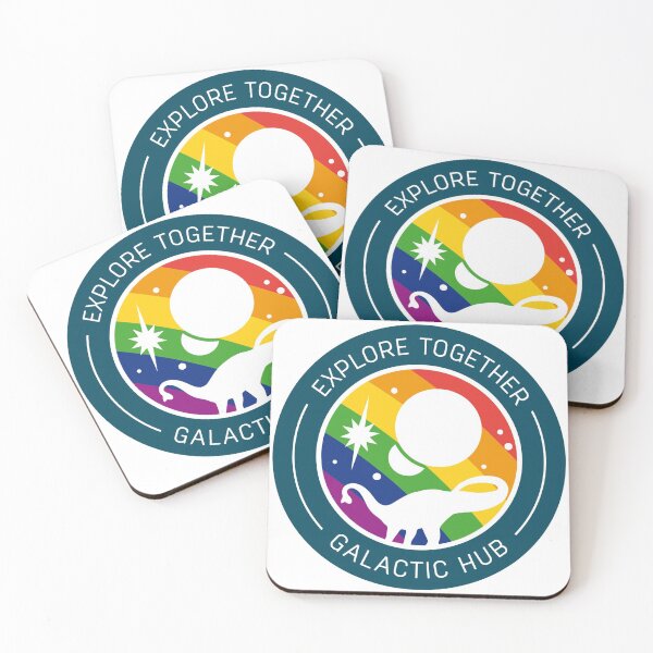 Item preview, Galactic Hub Emblem - Space Pride Edition designed and sold by NMSGalacticHub.