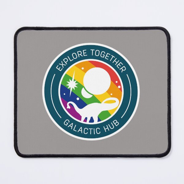 Item preview, Galactic Hub Emblem - Space Pride Edition designed and sold by NMSGalacticHub.
