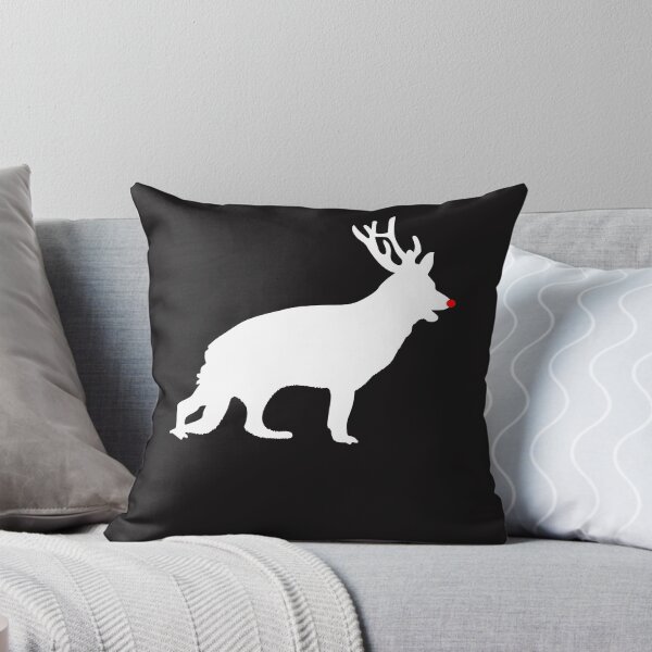 Item preview, Funny German Shepherd Dog Christmas Reindeer Antlers Xmas T-Shirt designed and sold by Gloria0312.