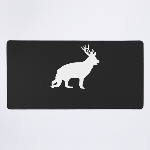 Item preview, Funny German Shepherd Dog Christmas Reindeer Antlers Xmas T-Shirt designed and sold by Gloria0312.