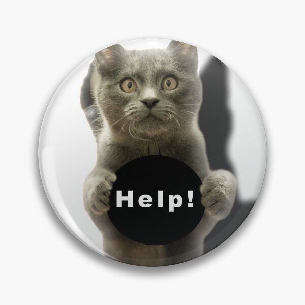 Item preview, Startled Cat - Help!  designed and sold by Love The Design.