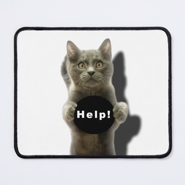 Item preview, Startled Cat - Help!  designed and sold by Love The Design.