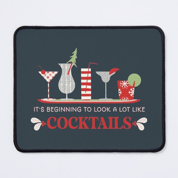 Item preview, It's Beginning to Look A Lot Like Cocktails designed and sold by SharksOnShore.