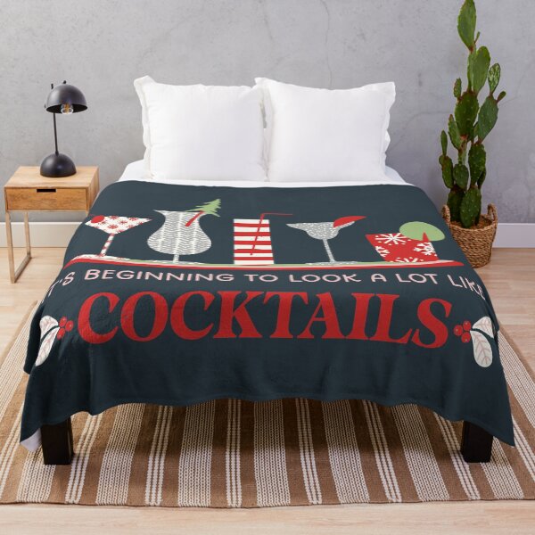 Item preview, It's Beginning to Look A Lot Like Cocktails designed and sold by SharksOnShore.