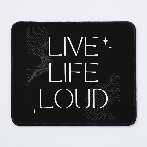 Item preview, Live Life Loud designed and sold by Little Foot Farm Merch Shop.