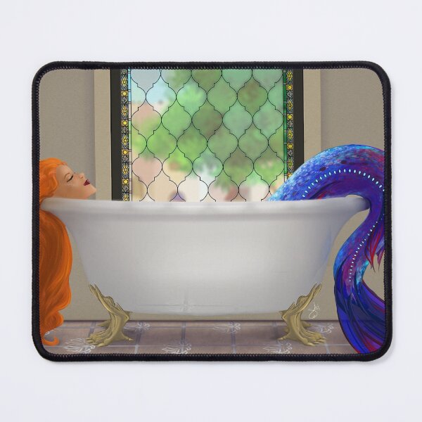 Item preview, Merrow - Mermaid Bathtub Stained Glass Tail designed and sold by SGHansen.