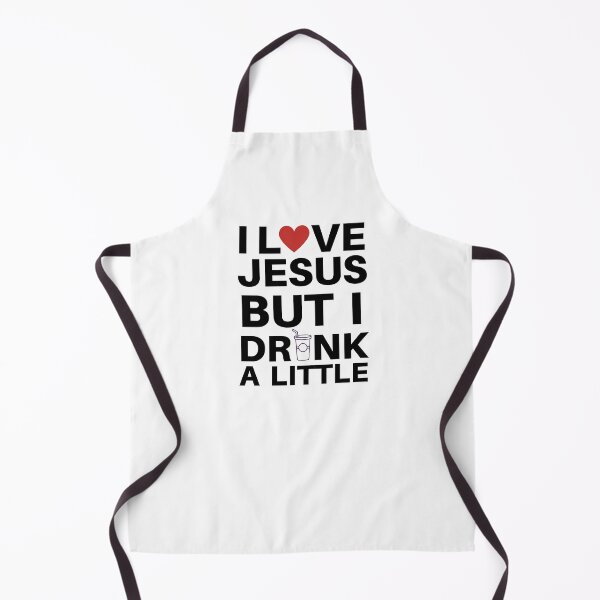 Item preview, I Love Jesus But I Drink A Little Quote designed and sold by AritraSur.