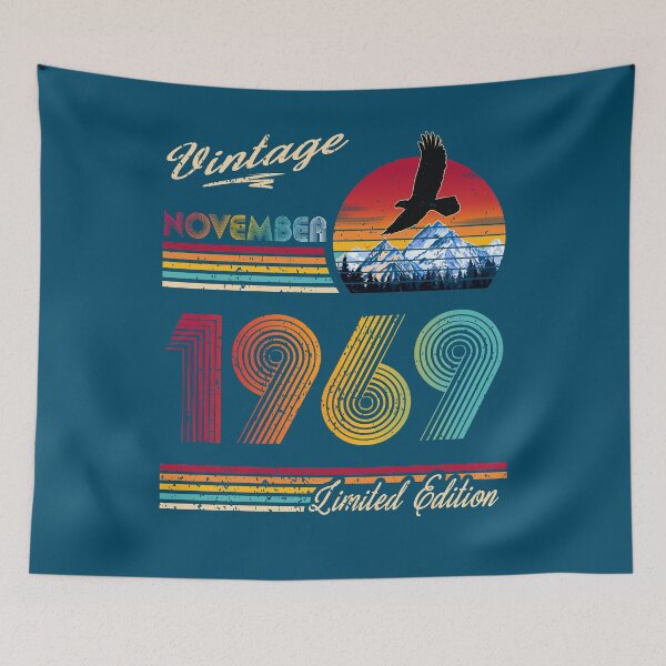 Item preview, November 1969 Birthday designed and sold by GreenSplash.