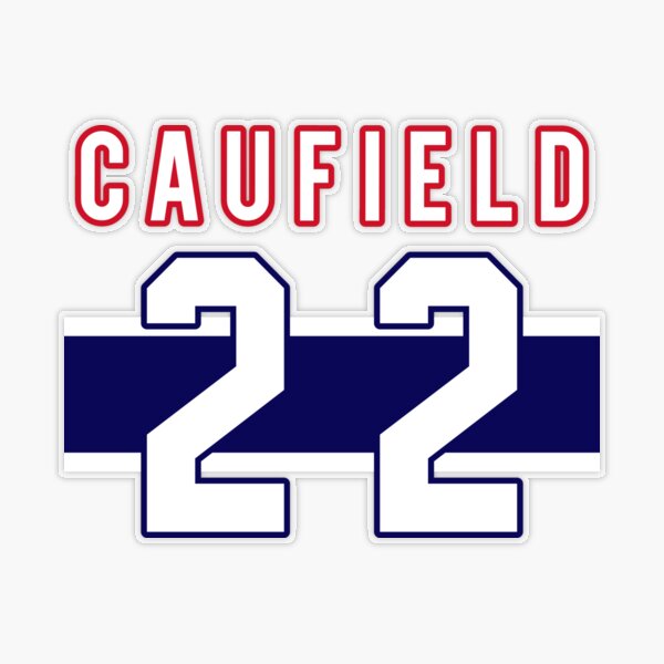 cole caufield jersey number Sticker for Sale by madisonsummey