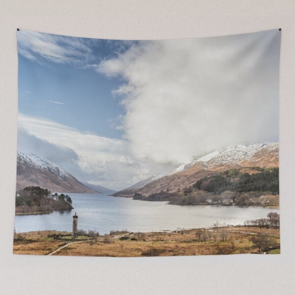 Item preview, Jacobite Memorial and Loch Shiel in Winter designed and sold by heidipics.