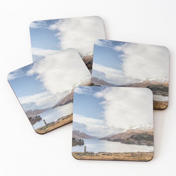 Item preview, Jacobite Memorial and Loch Shiel in Winter designed and sold by heidipics.