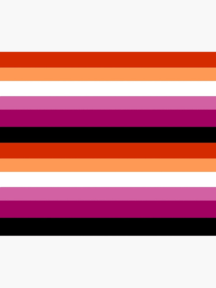 Lesbian Pride Flag Stripes Poster For Sale By Drawyourlife24 Redbubble 0414