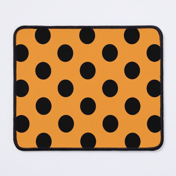 Item preview, Large BLACK and ORANGE POLKA DOTS designed and sold by RachelMacht.