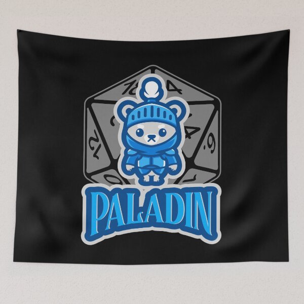 Item preview, Teddy Bear Paladin AD&D Character Class Critical Hit d20 Polyhedral Dice Design designed and sold by Candlewood Museum & Gift Shoppe.