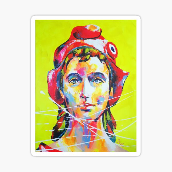 Marianne Artpainting Sticker