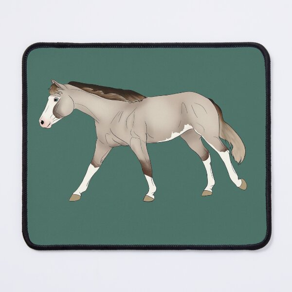Item preview, Loping Stock Mare: "Shining Like Silver" designed and sold by LuxeHurricane.