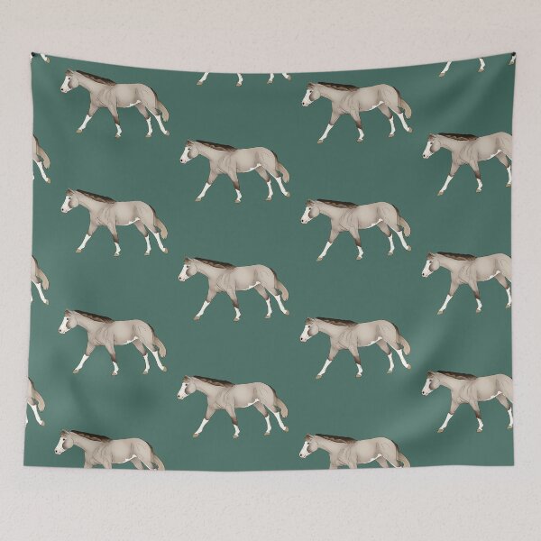 Item preview, Loping Stock Mare: "Shining Like Silver" designed and sold by LuxeHurricane.