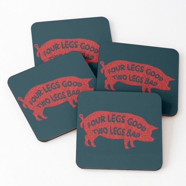 Item preview, "Four legs good, two legs bad" Animal Farm designed and sold by SkyAfterDusk.