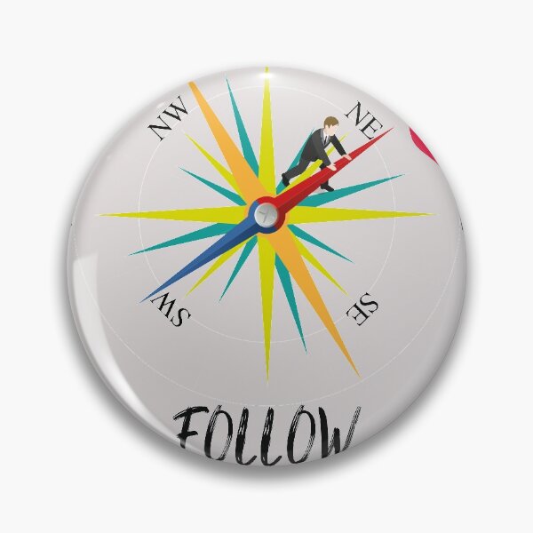 Item preview, Follow your compass designed and sold by designer-02.