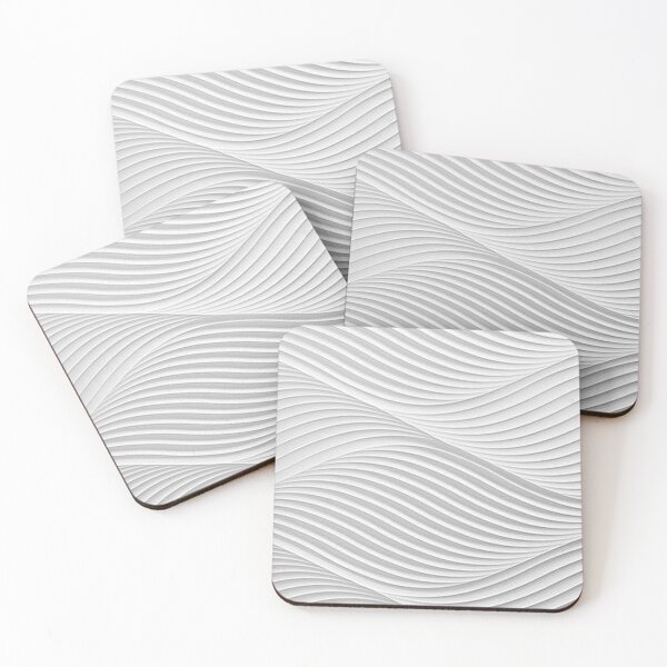Item preview, Wavy White Waves designed and sold by MusicSkateboard.