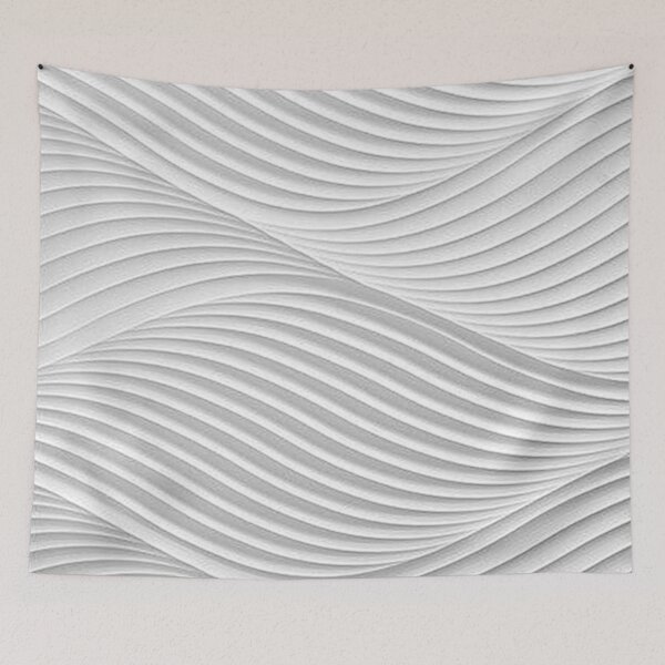 Item preview, Wavy White Waves designed and sold by MusicSkateboard.