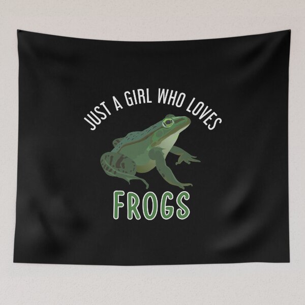 Item preview, Just a girl who loves frogs | Gifts for Frog lover | Frog girl designed and sold by Violet Treasures.