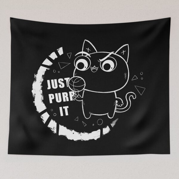 Item preview, Just Purr It (white) designed and sold by chaplo.