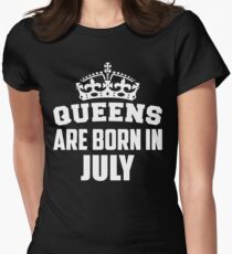 Queens Are Born In July Women's Fitted T-Shirt