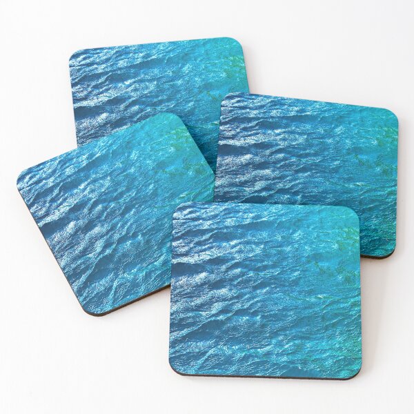 Item preview, Green Blue River Water Surface Texture designed and sold by Anna Lemos.