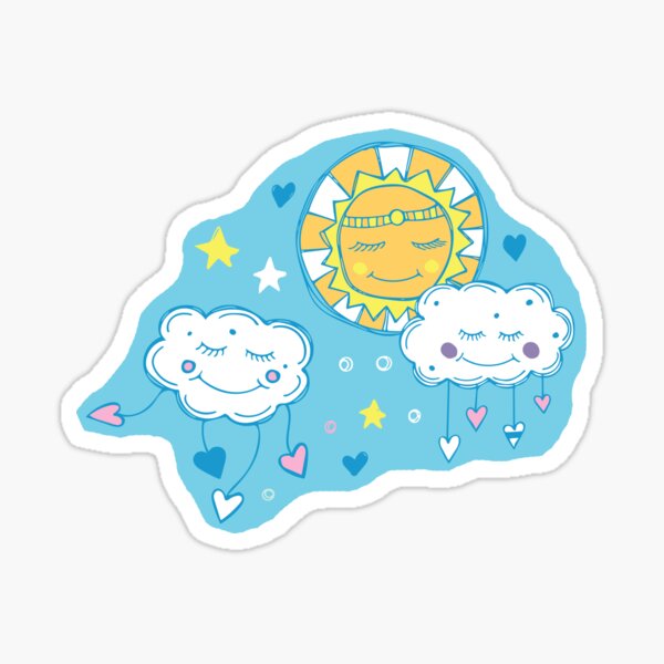 Item preview, Sun and Clouds designed and sold by Jacqueline Hurd.