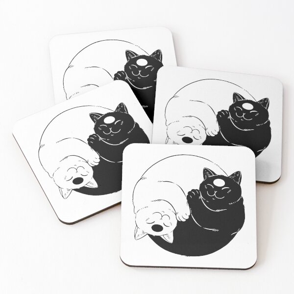 Item preview, cat lovers yin yang designed and sold by Bizarro23.