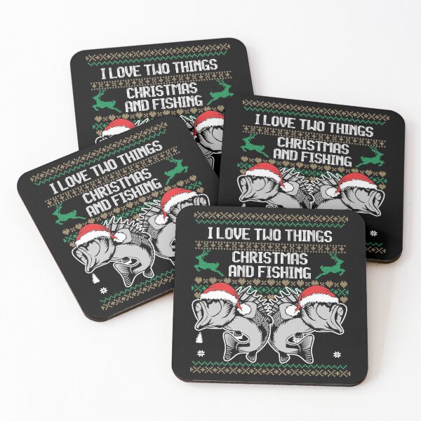 Item preview, I Love Two Things Christmas And Fishing designed and sold by Qudkin.