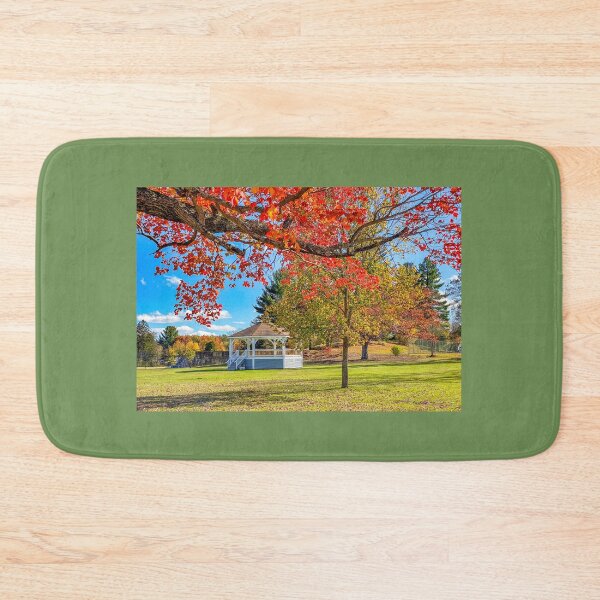 Item preview, Orange, Massachusetts Gazebo Framed by Autumn's Hues designed and sold by Mitchell Grosky.